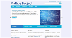 Desktop Screenshot of mathosproject.com
