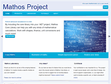 Tablet Screenshot of mathosproject.com